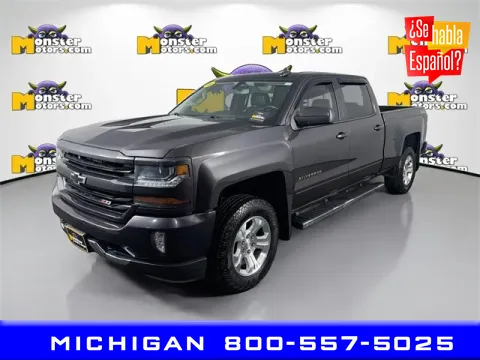 Gray 2016 Chevrolet Silverado 1500 LT for sale in Michigan Center, MI