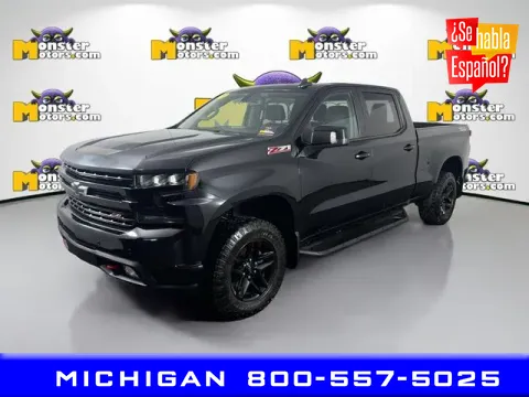 Black 2019 Chevrolet Silverado 1500 LT Trail Boss for sale in Michigan Center, MI