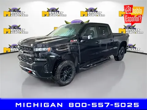 Black 2019 Chevrolet Silverado 1500 LT Trail Boss for sale in Michigan Center, MI