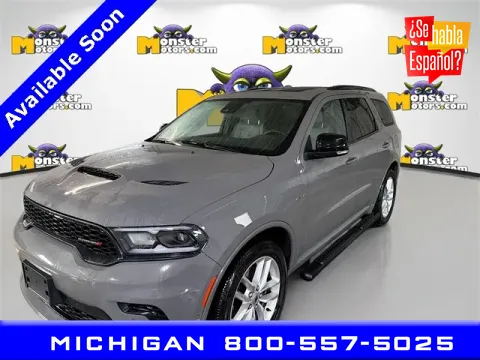 Gray 2024 Dodge Durango R/T Plus for sale in Michigan Center, MI