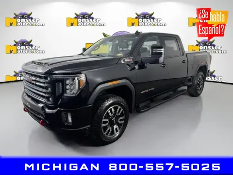 Black 2022 GMC Sierra 2500HD AT4 for sale in Michigan Center, MI