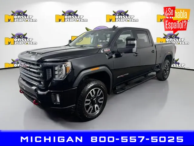 Black 2022 GMC Sierra 2500HD AT4 for sale in Michigan Center, MI