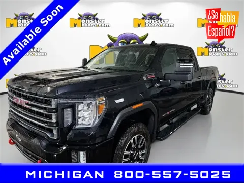 Black 2022 GMC Sierra 2500HD AT4 for sale in Michigan Center, MI