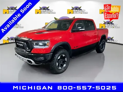 Red 2022 Ram 1500 Rebel for sale in Michigan Center, MI