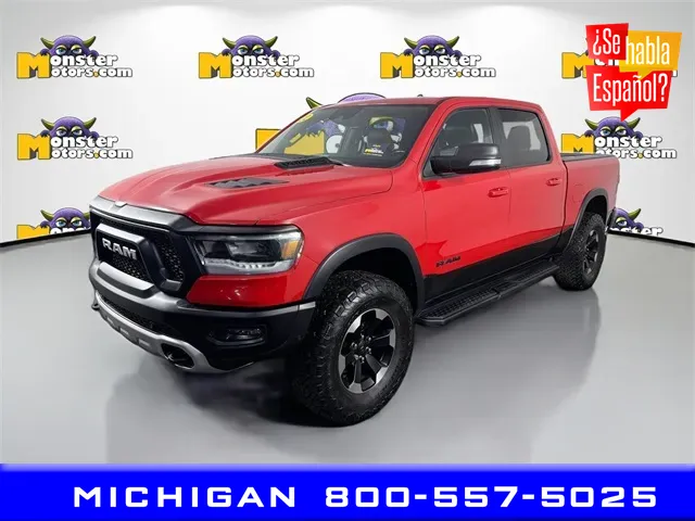 Red 2022 Ram 1500 Rebel for sale in Michigan Center, MI