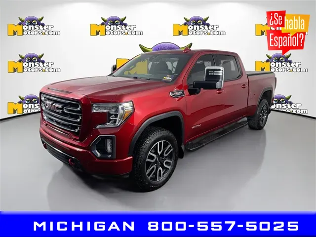 Red 2021 GMC Sierra 1500 AT4 for sale in Michigan Center, MI