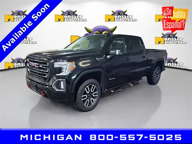 Black 2021 GMC Sierra 1500 AT4 for sale in Michigan Center, MI