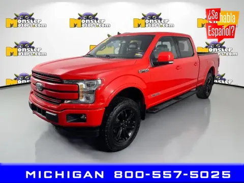 Blue 2019 Ford F-150 Lariat for sale in Michigan Center, MI