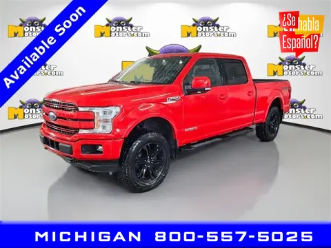 Blue 2019 Ford F-150 Lariat for sale in Michigan Center, MI