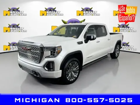 White 2022 GMC Sierra 1500 Limited Denali for sale in Michigan Center, MI