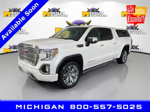 White 2022 GMC Sierra 1500 Limited Denali for sale in Michigan Center, MI