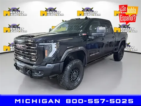Black 2024 GMC Sierra 2500HD AT4X for sale in Michigan Center, MI