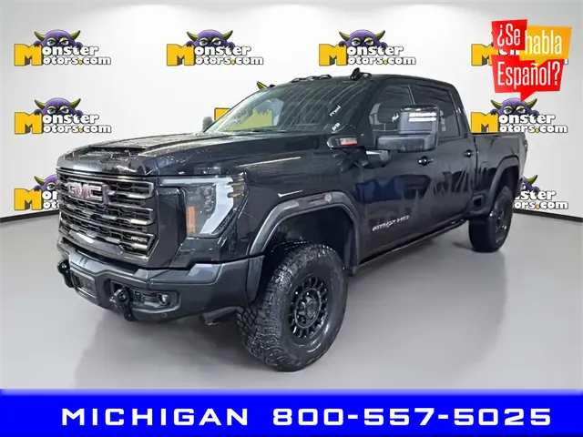 Black 2024 GMC Sierra 2500HD AT4X for sale in Michigan Center, MI