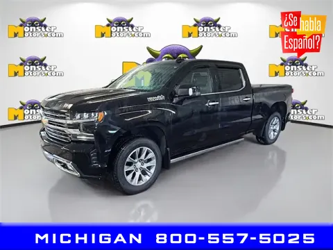 Black 2019 Chevrolet Silverado 1500 High Country for sale in Michigan Center, MI