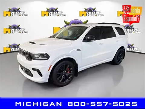 White 2023 Dodge Durango R/T Plus for sale in Michigan Center, MI
