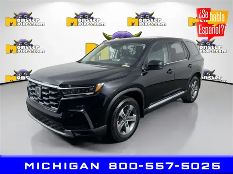 Black 2023 Honda Pilot EX-L for sale in Michigan Center, MI