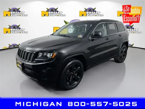 Black 2015 Jeep Grand Cherokee Altitude for sale in Michigan Center, MI