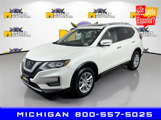White 2019 Nissan Rogue S for sale in Michigan Center, MI