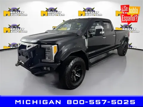 Black 2018 Ford F-250SD Platinum for sale in Michigan Center, MI