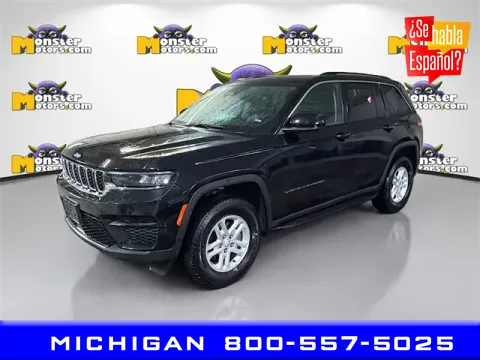 Black 2023 Jeep Grand Cherokee Laredo for sale in Michigan Center, MI