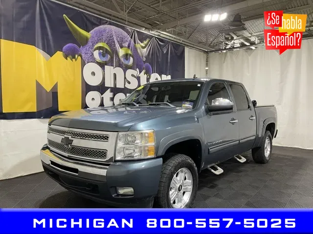 Gray 2011 Chevrolet Silverado 1500 LT for sale in Michigan Center, MI