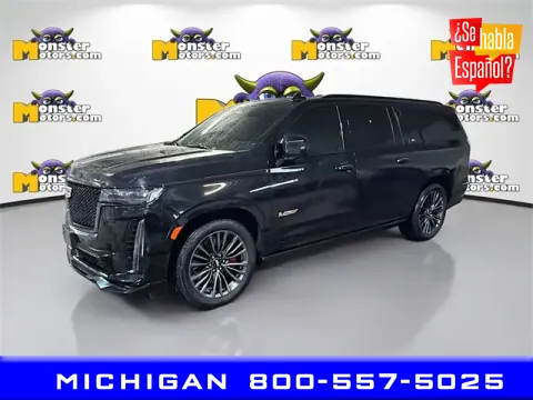 Silver 2024 Cadillac Escalade ESV V-Series for sale in Michigan Center, MI