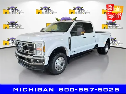White 2024 Ford F-450SD XLT for sale in Michigan Center, MI