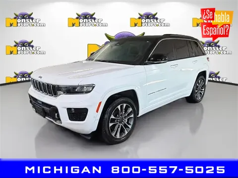 Gray 2024 Jeep Grand Cherokee Overland for sale in Michigan Center, MI
