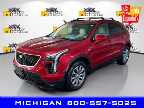 Red 2019 Cadillac XT4 Sport for sale in Michigan Center, MI