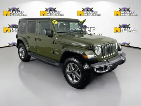 Another view of 2021 Jeep Wrangler Unlimited Sahara for sale in Michigan Center, MI at Monster Motors - Jackson, MI