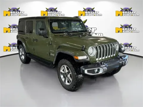 Another view of 2021 Jeep Wrangler Unlimited Sahara for sale in Michigan Center, MI at Monster Motors - Jackson, MI