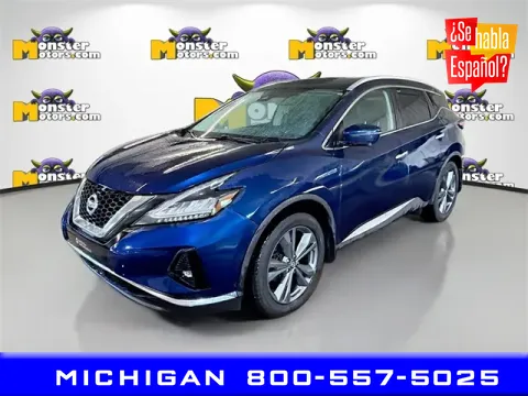 Blue 2020 Nissan Murano Platinum for sale in Michigan Center, MI
