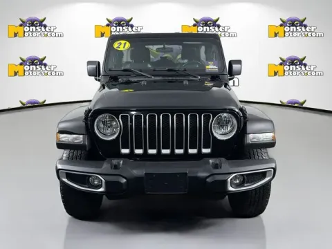 Photos of 2021 Jeep Wrangler Unlimited Sahara for sale in Michigan Center, MI at Monster Motors - Jackson, MI