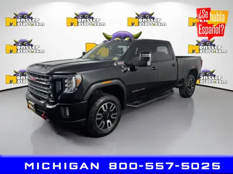 Black 2022 GMC Sierra 2500HD AT4 for sale in Michigan Center, MI