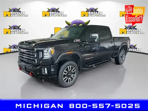 Black 2022 GMC Sierra 2500HD AT4 for sale in Michigan Center, MI