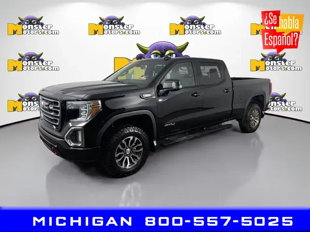 Black 2021 GMC Sierra 1500 AT4 for sale in Michigan Center, MI