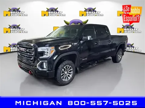 Black 2021 GMC Sierra 1500 AT4 for sale in Michigan Center, MI
