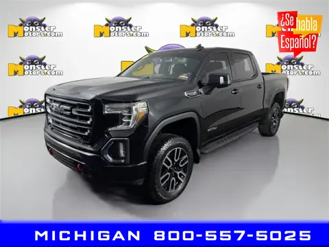 Black 2021 GMC Sierra 1500 AT4 for sale in Michigan Center, MI