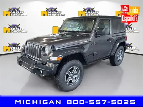Gray 2021 Jeep Wrangler Sport S for sale in Michigan Center, MI