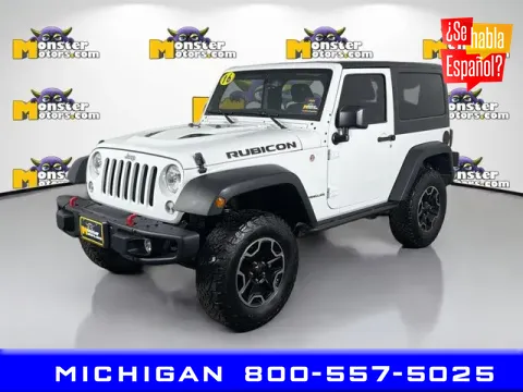Silver 2016 Jeep Wrangler Rubicon for sale in Michigan Center, MI