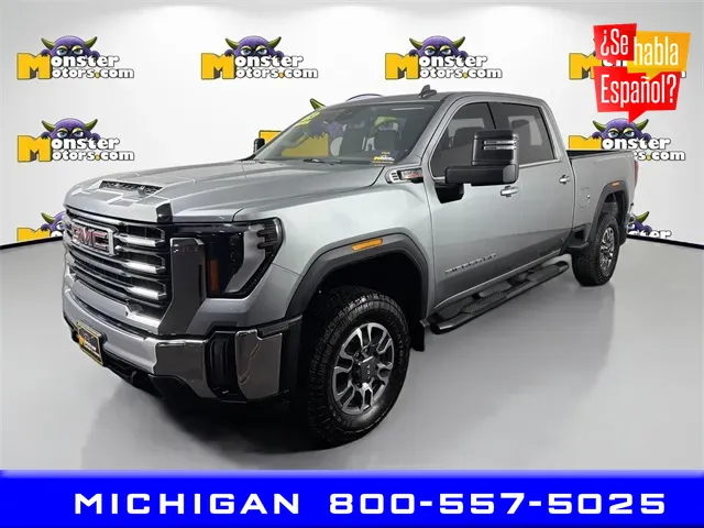Gray 2024 GMC Sierra 2500HD SLE for sale in Michigan Center, MI