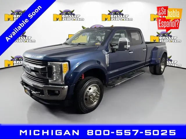 Blue 2017 Ford F-450SD XLT for sale in Michigan Center, MI