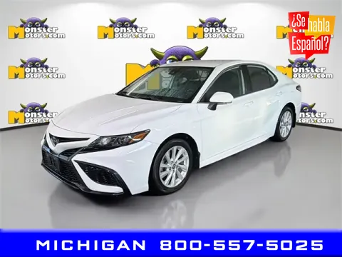 White 2022 Toyota Camry SE for sale in Michigan Center, MI
