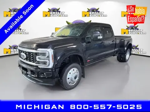 Black 2025 Ford F-450SD Platinum for sale in Michigan Center, MI