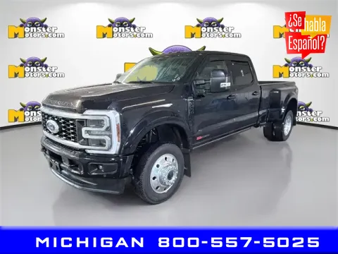 Black 2025 Ford F-450SD Platinum for sale in Michigan Center, MI