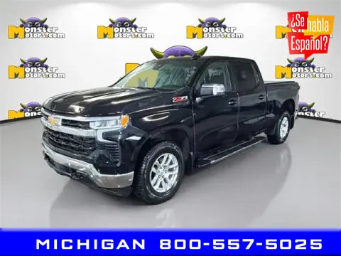 Black 2024 Chevrolet Silverado 1500 LT for sale in Michigan Center, MI
