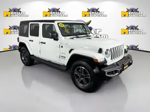 Another view of 2023 Jeep Wrangler Sahara for sale in Michigan Center, MI at Monster Motors - Jackson, MI