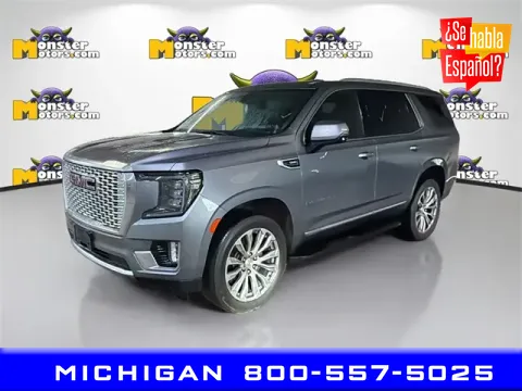 Blue 2021 GMC Yukon Denali for sale in Michigan Center, MI