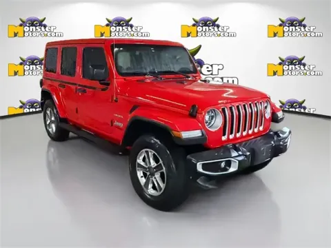 Another view of 2021 Jeep Wrangler Unlimited Sahara for sale in Michigan Center, MI at Monster Motors - Jackson, MI