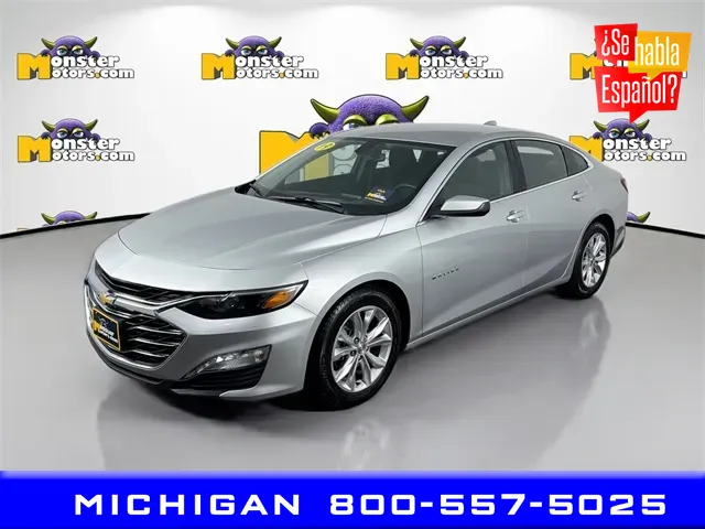 Silver 2019 Chevrolet Malibu LT for sale in Michigan Center, MI
